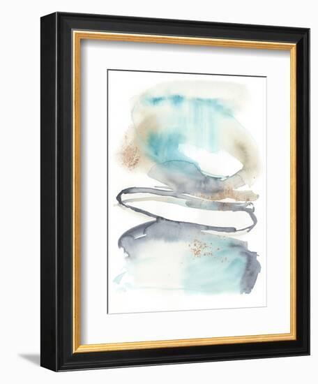 Spiral Bloom I-Jennifer Goldberger-Framed Premium Giclee Print