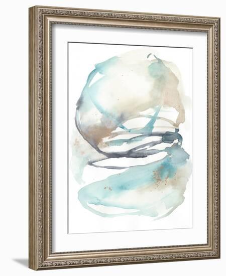 Spiral Bloom II-Jennifer Goldberger-Framed Art Print