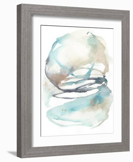 Spiral Bloom II-Jennifer Goldberger-Framed Art Print