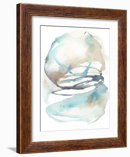 Spiral Bloom II-Jennifer Goldberger-Framed Art Print