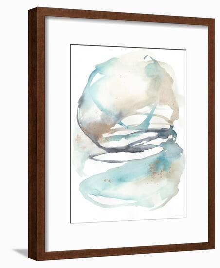 Spiral Bloom II-Jennifer Goldberger-Framed Art Print