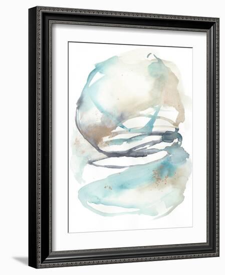 Spiral Bloom II-Jennifer Goldberger-Framed Art Print