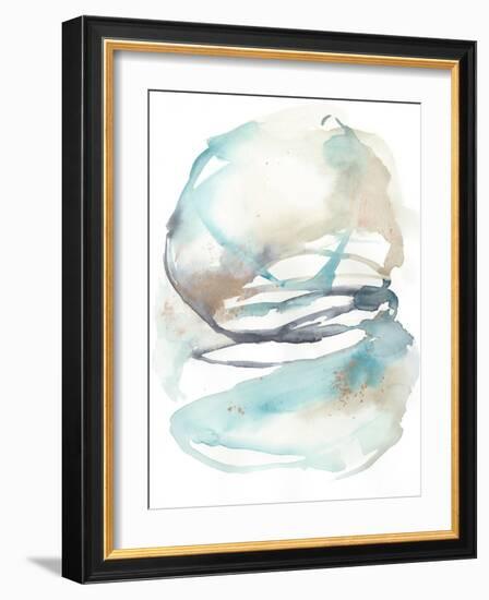 Spiral Bloom II-Jennifer Goldberger-Framed Art Print