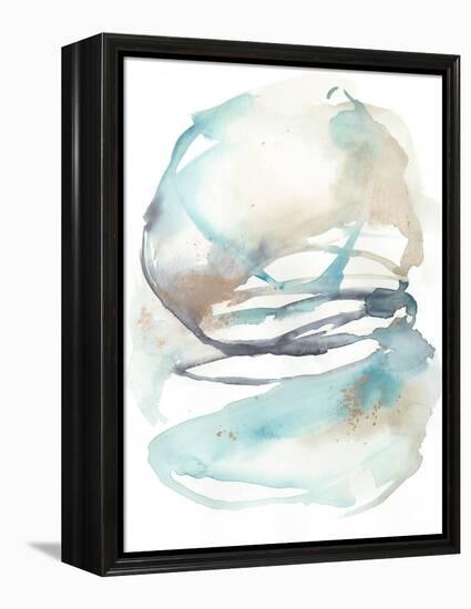 Spiral Bloom II-Jennifer Goldberger-Framed Stretched Canvas