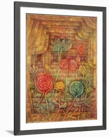 Spiral Flowers-Paul Klee-Framed Giclee Print