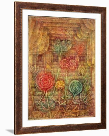 Spiral Flowers-Paul Klee-Framed Giclee Print