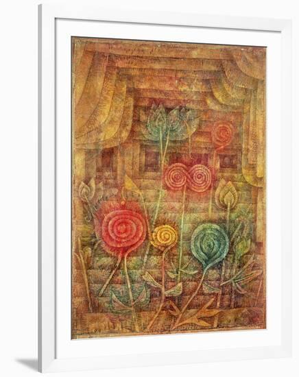 Spiral Flowers-Paul Klee-Framed Giclee Print