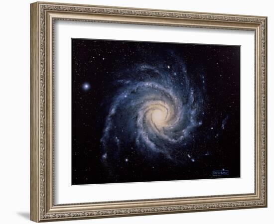 Spiral Galaxy M74-Chris Butler-Framed Photographic Print