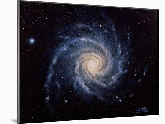 Spiral Galaxy M74-Chris Butler-Mounted Photographic Print