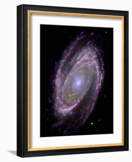 Spiral Galaxy M81, Composite Image-null-Framed Photographic Print