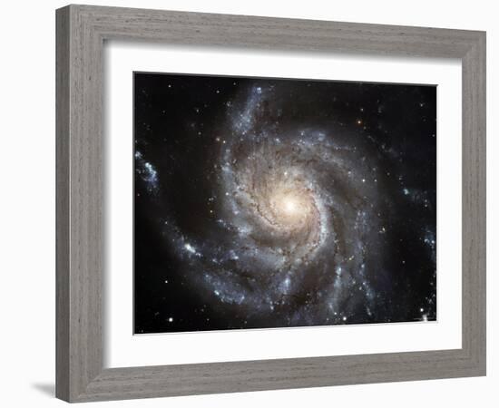 Spiral Galaxy Messier 101 (M101)-Stocktrek Images-Framed Photographic Print