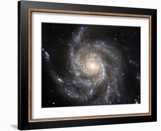 Spiral Galaxy Messier 101 (M101)-Stocktrek Images-Framed Photographic Print