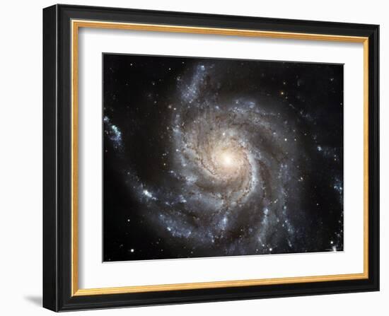 Spiral Galaxy Messier 101 (M101)-Stocktrek Images-Framed Photographic Print