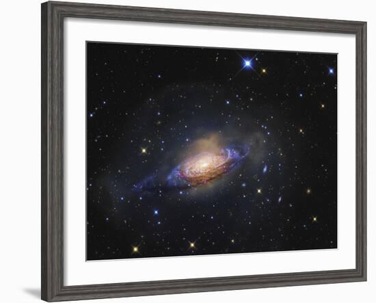Spiral Galaxy NGC 3521 in the Constellation Leo-Stocktrek Images-Framed Photographic Print