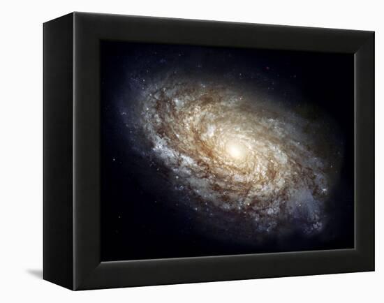 Spiral Galaxy NGC 4414-null-Framed Premier Image Canvas