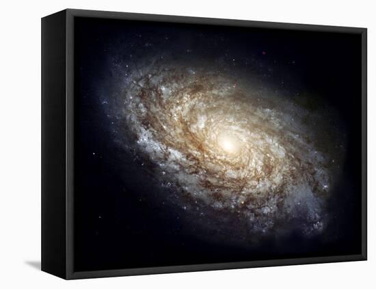 Spiral Galaxy NGC 4414-null-Framed Premier Image Canvas