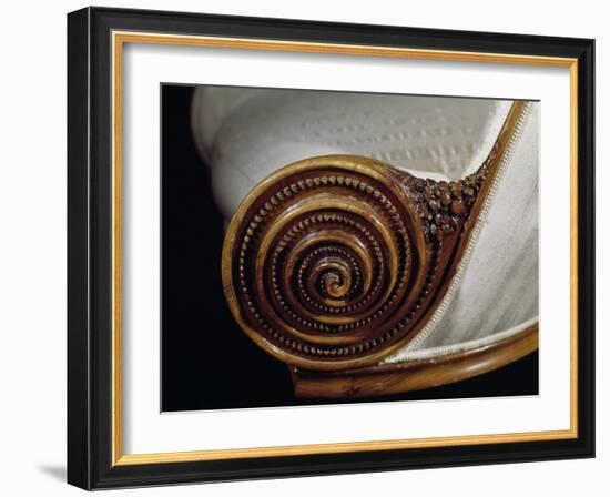 Spiral Motif, Detail from Art Deco Style Armchair, Ca 1913-Paul Iribe-Framed Giclee Print