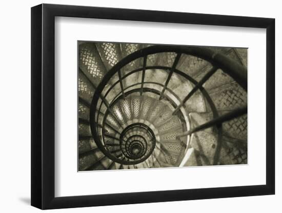 Spiral Staircase in Arc de Triomphe-Christian Peacock-Framed Giclee Print