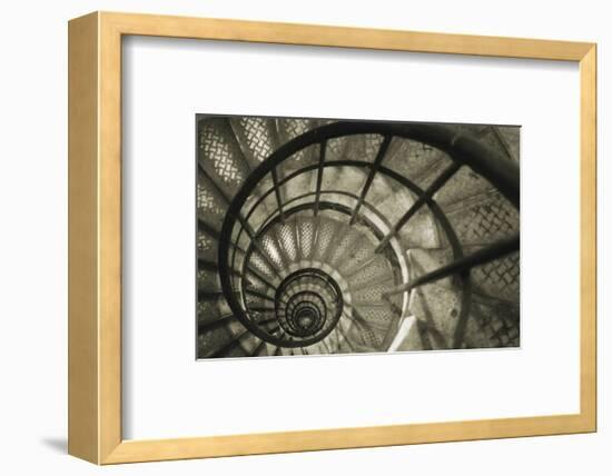 Spiral Staircase in Arc de Triomphe-Christian Peacock-Framed Art Print