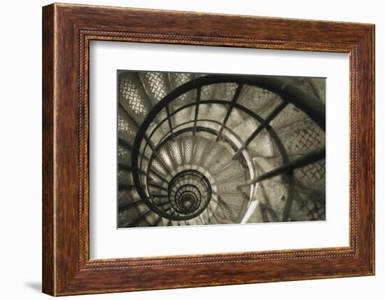 Spiral Staircase in Arc de Triomphe-Christian Peacock-Framed Art Print