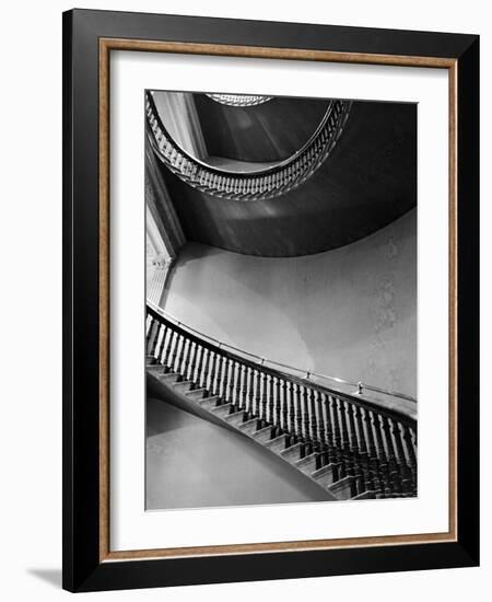 Spiral Staircase in the State Department Building-Alfred Eisenstaedt-Framed Photographic Print