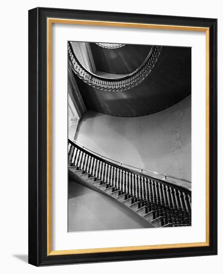 Spiral Staircase in the State Department Building-Alfred Eisenstaedt-Framed Photographic Print