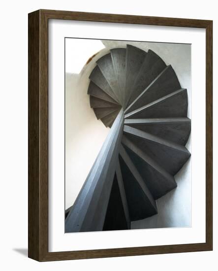 Spiral Staircase Inside Lighthouse-Layne Kennedy-Framed Photographic Print