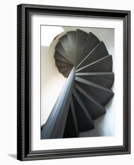 Spiral Staircase Inside Lighthouse-Layne Kennedy-Framed Photographic Print