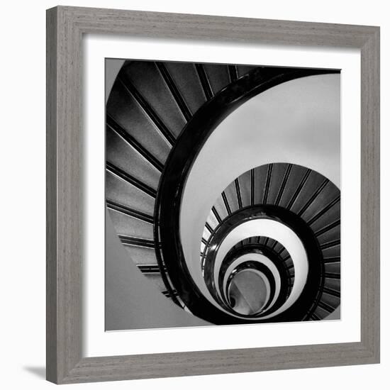 Spiral Staircase No. 3-PhotoINC Studio-Framed Art Print