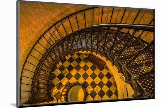 Spiral Staircase of St. Augustine Lighthouse, St. Augustine, Florida-Rona Schwarz-Mounted Photographic Print