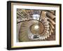 Spiral Staircase, Seaton Delaval Hall, Northumberland, England, UK-Ivan Vdovin-Framed Photographic Print