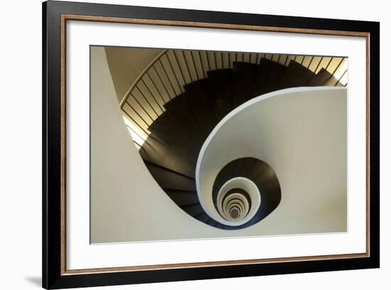 Spiral Staircase, Silken Gran Hotel Domine, Bilbao, Spain-Jaynes Gallery-Framed Photographic Print