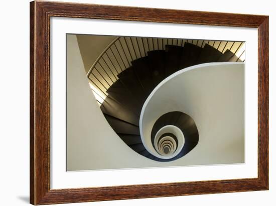 Spiral Staircase, Silken Gran Hotel Domine, Bilbao, Spain-Jaynes Gallery-Framed Photographic Print