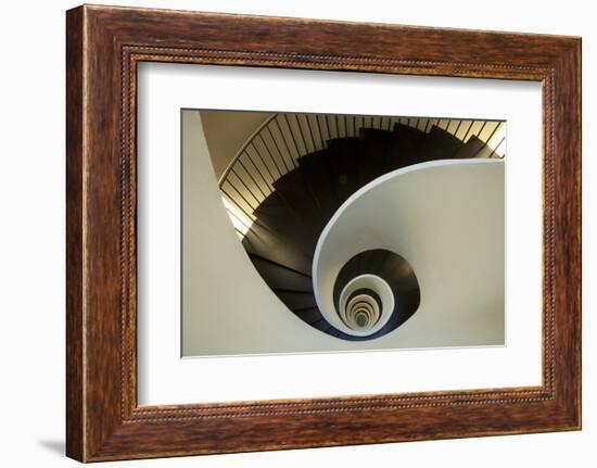 Spiral Staircase, Silken Gran Hotel Domine, Bilbao, Spain-Jaynes Gallery-Framed Photographic Print