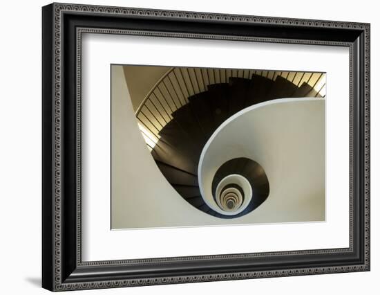 Spiral Staircase, Silken Gran Hotel Domine, Bilbao, Spain-Jaynes Gallery-Framed Photographic Print