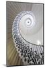 Spiral Staircase, the Queen's House, Greenwich, London, UK-Peter Adams-Mounted Photographic Print