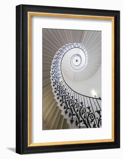 Spiral Staircase, the Queen's House, Greenwich, London, UK-Peter Adams-Framed Photographic Print