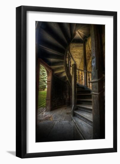 Spiral Staircase-Nathan Wright-Framed Photographic Print