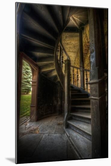 Spiral Staircase-Nathan Wright-Mounted Photographic Print