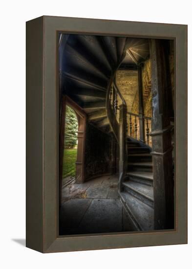 Spiral Staircase-Nathan Wright-Framed Premier Image Canvas