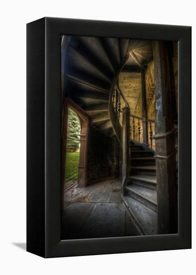 Spiral Staircase-Nathan Wright-Framed Premier Image Canvas