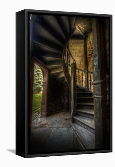 Spiral Staircase-Nathan Wright-Framed Premier Image Canvas