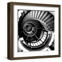 Spiral Staircase-Gail Peck-Framed Art Print