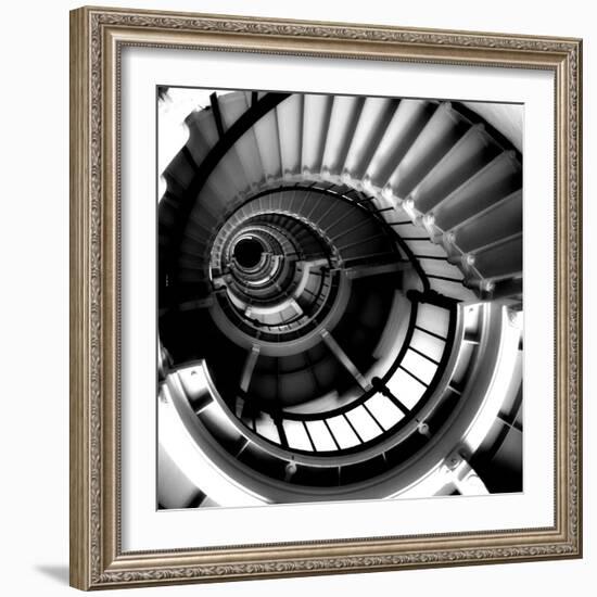 Spiral Staircase-Gail Peck-Framed Art Print