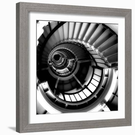 Spiral Staircase-Gail Peck-Framed Art Print