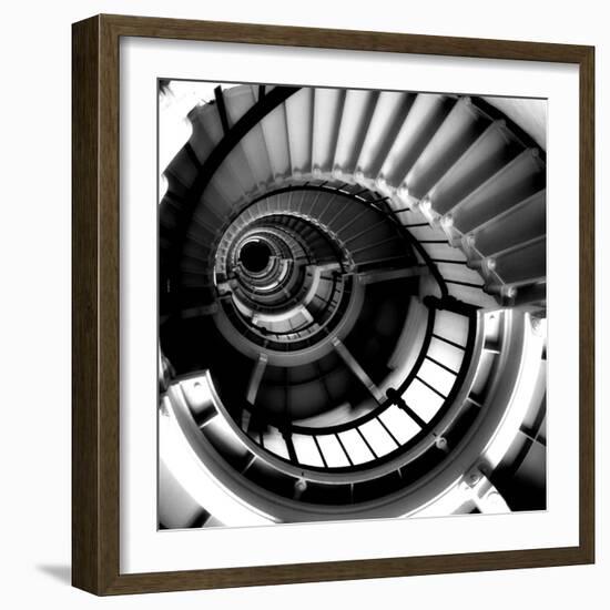 Spiral Staircase-Gail Peck-Framed Art Print