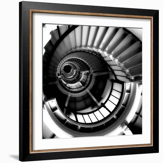 Spiral Staircase-Gail Peck-Framed Art Print