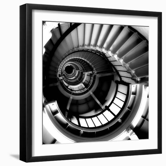 Spiral Staircase-Gail Peck-Framed Art Print