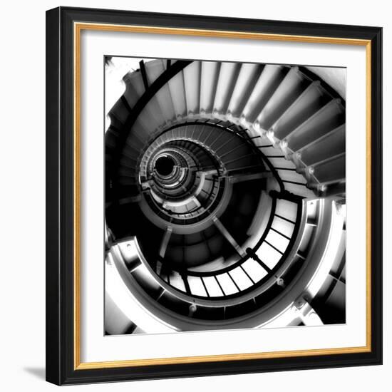 Spiral Staircase-Gail Peck-Framed Art Print