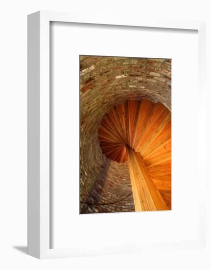Spiral Stairs, St George Lighthouse, St George Island, Florida, USA-Joanne Wells-Framed Photographic Print